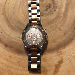 Marc Jacobs two toned watch.